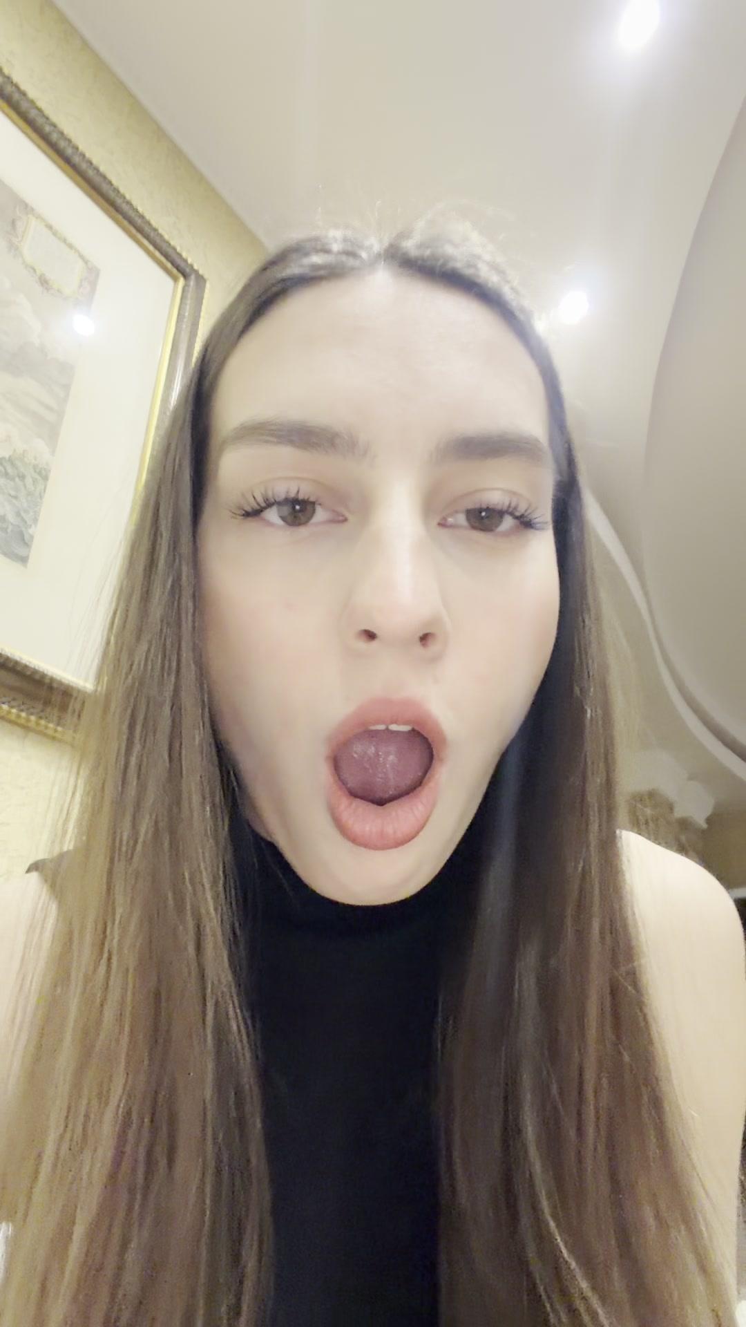 Gabriela's shocked expression and yawn